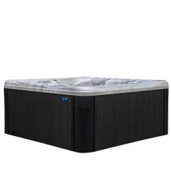 JACUZZI OGRODOWE WANNA SPA566 FULL CAPPUCCINO OBUDOWA ANTRACYT 200x200 CM