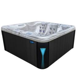 JACUZZI OGRODOWE WANNA SPA566 FULL CAPPUCCINO OBUDOWA ANTRACYT 200x200 CM