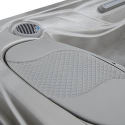 JACUZZI OGRODOWE WANNA SPA566 FULL CAPPUCCINO OBUDOWA KAWA 200x200 CM