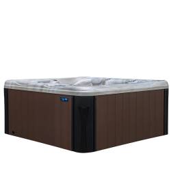 JACUZZI OGRODOWE WANNA SPA566 FULL CAPPUCCINO OBUDOWA KAWA 200x200 CM