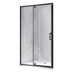 DRZWI PRYSZNICOWE KZ19D CZARNE 100 CM 6 MM