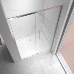 DRZWI PRYSZNICOWE KZ19F CHROM 120 CM 6 MM