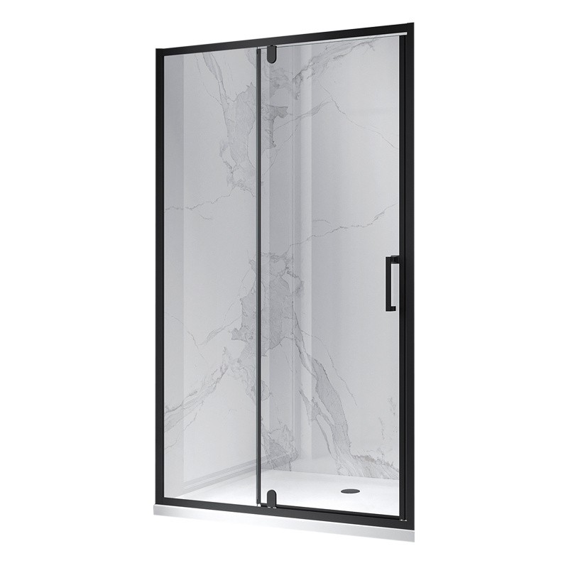 DRZWI PRYSZNICOWE KZ19F CZARNE 120 CM 6 MM DRZWI PRYSZNICOWE KZ19F CZARNE 120 CM 6 MM