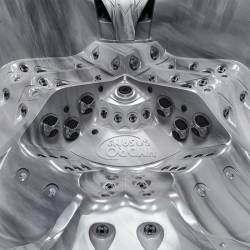JACUZZI OGRODOWE WANNA SPA748 ODYSSEY OBUDOWA SZARA DESKA F27 230x230 CM