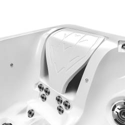 JACUZZI OGRODOWE WANNA SPA754 BIAŁA PERŁA OBUDOWA SZARA DESKA F22