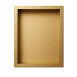 PÓŁKA ŁAZIENKOWA WNĘKOWA IGA Z KOŁNIERZEM ZŁOTA 45X30X10 CM
