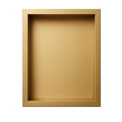 PÓŁKA ŁAZIENKOWA WNĘKOWA IGA Z KOŁNIERZEM ZŁOTA 45X30X7 CM