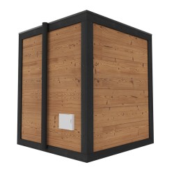 SAUNA OGRODOWA FIŃSKA ALTANKA Z PIECEM MIRA 9kW 6 OSOBOWA 200x205 CM