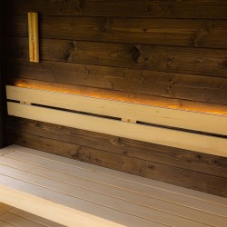 SAUNA OGRODOWA FIŃSKA ALTANKA Z PIECEM SILVA 9kW 6-7 OSOBOWA 250x410 CM