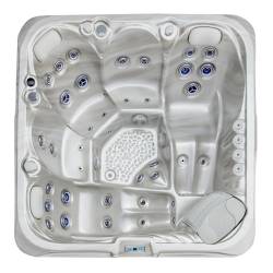 JACUZZI OGRODOWE WANNA SPA531 CAPPUCCINO OBUDOWA ANTRACYT 200x200 CM