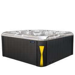 JACUZZI OGRODOWE WANNA SPA531 CAPPUCCINO OBUDOWA ANTRACYT 200x200 CM