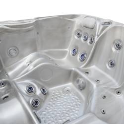 JACUZZI OGRODOWE WANNA SPA531 CAPPUCCINO OBUDOWA ANTRACYT 200x200 CM