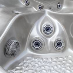 JACUZZI OGRODOWE WANNA SPA531 CAPPUCCINO OBUDOWA ANTRACYT 200x200 CM