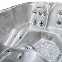 JACUZZI OGRODOWE WANNA SPA531 CAPPUCCINO OBUDOWA ANTRACYT 200x200 CM