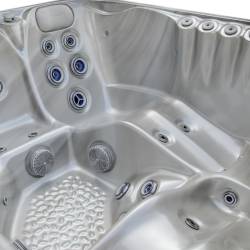 JACUZZI OGRODOWE WANNA SPA531 CAPPUCCINO OBUDOWA ANTRACYT 200x200 CM