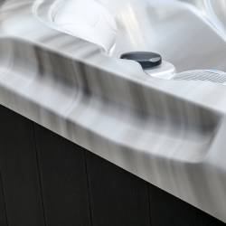 JACUZZI OGRODOWE WANNA SPA531 CAPPUCCINO OBUDOWA ANTRACYT 200x200 CM