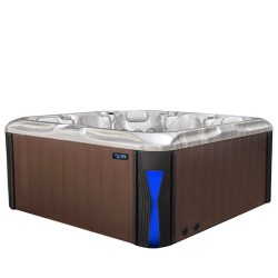 JACUZZI OGRODOWE WANNA SPA531 CAPPUCCINO OBUDOWA KAWA 200x200 CM
