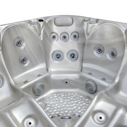 JACUZZI OGRODOWE WANNA SPA531 CAPPUCCINO OBUDOWA KAWA 200x200 CM