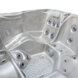 JACUZZI OGRODOWE WANNA SPA531 CAPPUCCINO OBUDOWA KAWA 200x200 CM