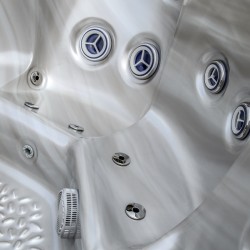 JACUZZI OGRODOWE WANNA SPA531 CAPPUCCINO OBUDOWA KAWA 200x200 CM