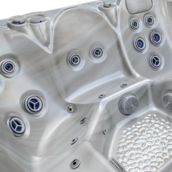 JACUZZI OGRODOWE WANNA SPA531 CAPPUCCINO OBUDOWA KAWA 200x200 CM