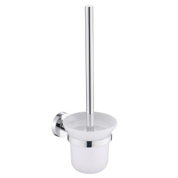 SZCZOTKA DO WC ŁAZIENKOWA TOALETOWA WISZĄCA SZKŁO MEGAN CHROM