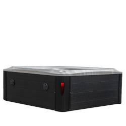 JACUZZI OGRODOWE WANNA SPA406 CAPPUCCINO OBUDOWA ANTRACYT 250x230 CM