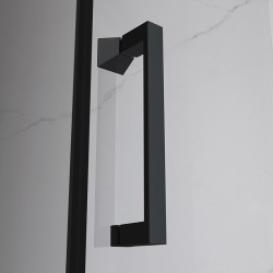 KABINA PRYSZNICOWA KWADRATOWA KZ20B-BL-80 CZARNA 80x80 CM