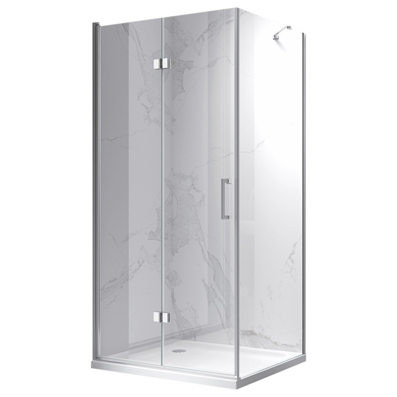 KABINA PRYSZNICOWA PROSTOKĄTNA ZES-KZ20D-100X80 CHROM 100x80 CM KABINA PRYSZNICOWA PROSTOKĄTNA ZES-KZ20D-100X80 CHROM 100x80 CM