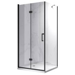 KABINA PRYSZNICOWA PROSTOKĄTNA ZES-KZ20F-BL-120X90 CZARNA 120x90 CM