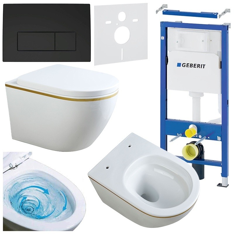 ZESTAW PODTYNKOWY WC STELAŻ GEBERIT DUOFIX MISKA MIZU-WH-GL-TR-02 PRZYCISK DELTA 50 CZARNY MAT ZESTAW PODTYNKOWY WC STELAŻ GEBERIT DUOFIX MISKA MIZU-WH-GL-TR-02 PRZYCISK DELTA 50 CZARNY MAT