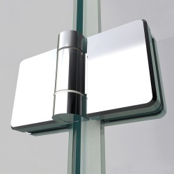 DRZWI PRYSZNICOWE UCHYLNE DO WNĘKI ZES-KZ21E-110 CHROM 110 CM 6 MM
