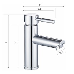 BATERIA UMYWALKOWA ŁAZIENKOWA ARLEY CHROM