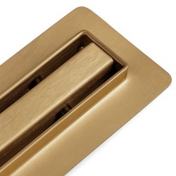 ODPŁYW LINIOWY OBROTOWY SLIM DL03 ZŁOTY 70 CM