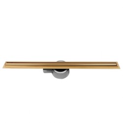 ODPŁYW LINIOWY OBROTOWY SLIM DL03 ZŁOTY 70 CM