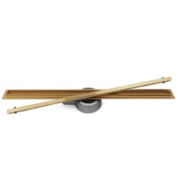ODPŁYW LINIOWY OBROTOWY SLIM DL03 ZŁOTY 70 CM