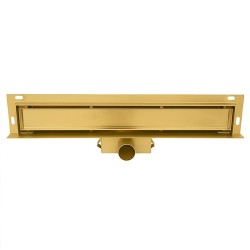 ODPŁYW LINIOWY ŚCIENNY DL04 MURAL ZŁOTY 60 CM