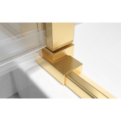 KABINA PRYSZNICOWA PROSTOKĄTNA ZES-KZ12A-GL-90X80 ZŁOTA 90x80 CM