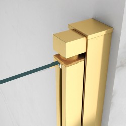KABINA PRYSZNICOWA PROSTOKĄTNA ZES-KZ12B-GL-100X80 ZŁOTA 100x80 CM