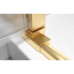 KABINA PRYSZNICOWA PROSTOKĄTNA ZES-KZ13A-GL-100X90 ZŁOTA 100x90 CM