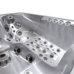 JACUZZI OGRODOWE WANNA SPA747 CAPPUCCINO OBUDOWA BRĄZOWA DESKA F21 210x210