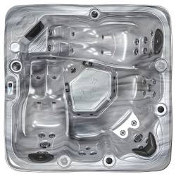 JACUZZI OGRODOWE WANNA SPA752 ODYYSEY OBUDOWA ANTRACYT 200x200 CM