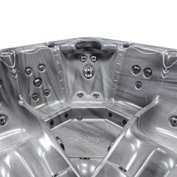 JACUZZI OGRODOWE WANNA SPA752 ODYYSEY OBUDOWA ANTRACYT 200x200 CM