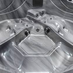 JACUZZI OGRODOWE WANNA SPA752 ODYYSEY OBUDOWA ANTRACYT 200x200 CM