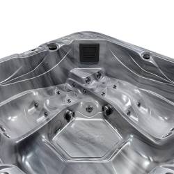 JACUZZI OGRODOWE WANNA SPA752 ODYYSEY OBUDOWA ANTRACYT 200x200 CM