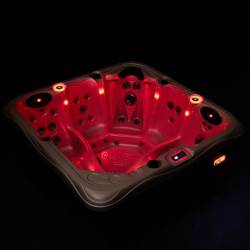 JACUZZI OGRODOWE WANNA SPA752 ODYYSEY OBUDOWA ANTRACYT 200x200 CM