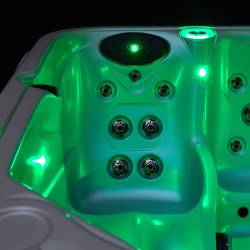 JACUZZI OGRODOWE WANNA SPA752 ODYYSEY OBUDOWA ANTRACYT 200x200 CM