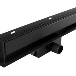 ODPŁYW LINIOWY ŚCIENNY 50 CM CZARNY NISKI SYFON WYSOKA PRZEPUSTOWOŚĆ DL09