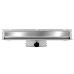 ODPŁYW LINIOWY ŚCIENNY 60 CM INOX NISKI SYFON WYSOKA PRZEPUSTOWOŚĆ DL09