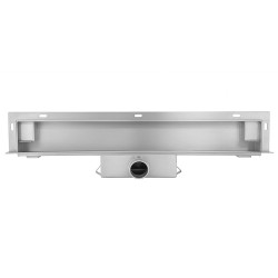 ODPŁYW LINIOWY ŚCIENNY 60 CM INOX NISKI SYFON WYSOKA PRZEPUSTOWOŚĆ DL09